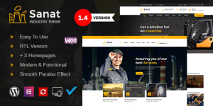 Discover the Ultimate WordPress Theme for Factories and Industries: Sanat The Sanat Factory  Industry WordPress Theme is a powerhouse theme specifically designed to cater to the needs and ambitions of factories