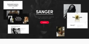 Sanger: A powerful WordPress theme for portfolios