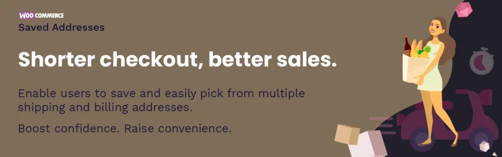 Saved Addresses = User Convenience + Higher Confidence​ Filling in shipping and billing addresses is the most boring part of checking out and completing an order. Nobody likes to type in their address every time they buy something. Browser autofill help