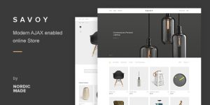 Enhance your online store with Savoy's sleek