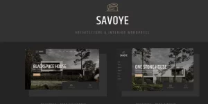 Savoye – Architecture  Interior WordPress is perfect if you like a unique