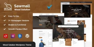 Sawmall – Carpenter and Craftman business WordPress Theme is specially designed for all kind of Carpenter Business. Sawmall is best suit for capenter