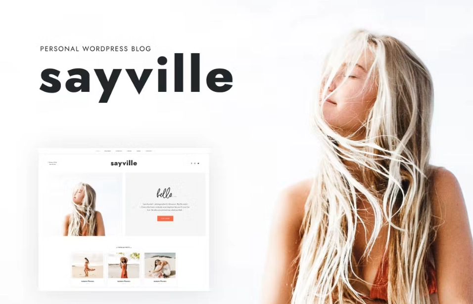 Sayville is a new generation WordPress personal blog theme