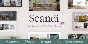 Discover Scandi - a versatile WordPress theme perfect for furniture shops