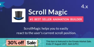 Unlock the power of Scroll Magic for WordPress! This dynamic plugin lets you animate elements based on user scroll position