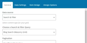 Adds Search  Filter integration for WPBakery Page Builder - integrates with the Post Grid