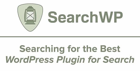 SearchWP improves the default search functionality in your WordPress website and is compatible with WooCommerce