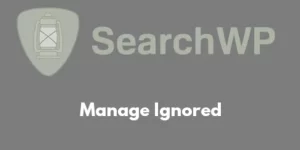 SearchWP allows your to ignore search queries when running statistics. This tool allows your to un-ignore them!