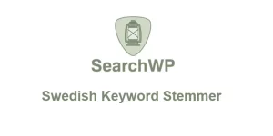 By default SearchWP applies English stemming when enabled on the main SearchWP settings screen. This extension will instead enable Swedish keyword stemming when that option is enabled.