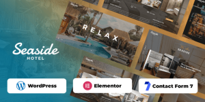 Seaside is a Hotel Booking WordPress Theme best suited for hotel