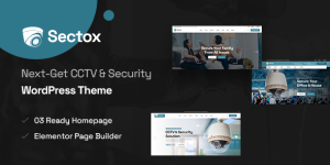 Sectox is an excellent WP Theme for Security Firms