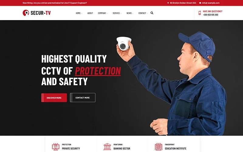 Securtv is a modern Security and CCTV WordPress Theme. this is one of the modern WordPress themes at the time. This theme is a fully modern and new strand. we supported later technology and more functionality. you can use the theme any kind of security and other security service WordPress…