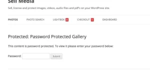 Grant free access to specific products or product galleries to either all site visitors or only clients with valid passwords.