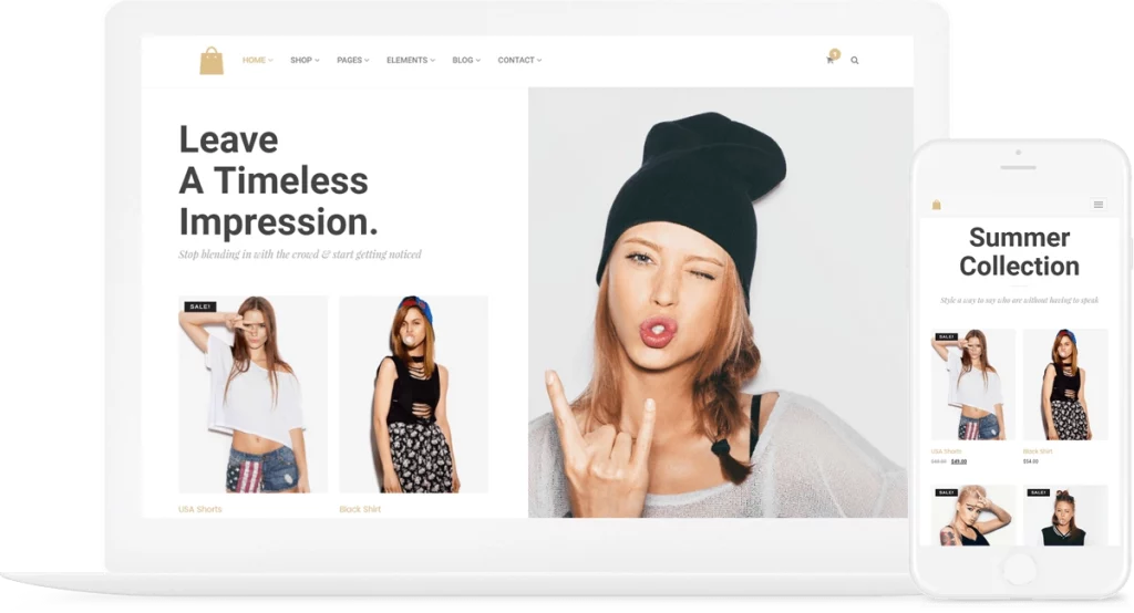 The best eCommerce WordPress theme of today with a pixel-perfect design and extensive functionality to create your own professional