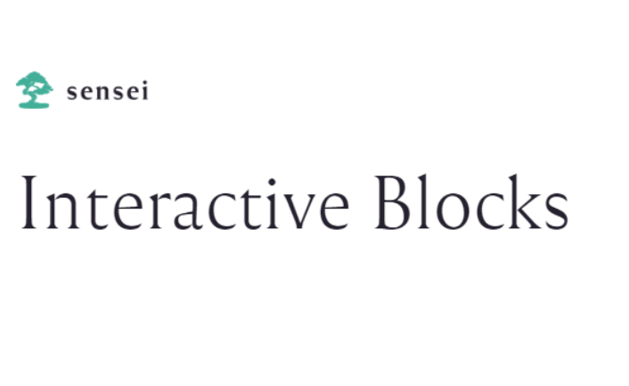 Unlock creativity with Sensei Interactive Blocks! These versatile