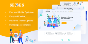 Discover the SeoEs Marketing Agency WordPress Theme - SEO-optimized