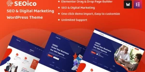 SEOICO is a SEO and digital marketing one page and multi page WordPress theme. It was designed specifically for SEO  Digital Marketing agencies and any kind of corporate and business website.