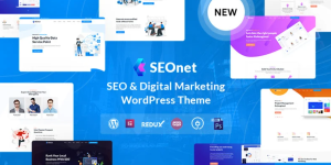 Seonet is a powerful SEO and Digital Marketing WordPress theme tailored for agencies and businesses. With its responsive design