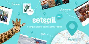 Are you dreaming of building a stunning and functional travel website? Meet the SetSail Travel Agency Theme