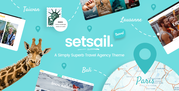 Are you dreaming of building a stunning and functional travel website? Meet the SetSail Travel Agency Theme