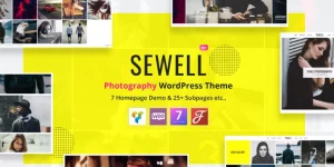 SEWELL – Most Impressive  User Focused Photography Theme Sewell is mainly crafted for sets the perfect balance between astonishing design with multiple layout options that perfect to promote your gallery in professional and pleasant way.