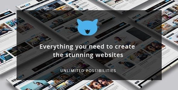 Build a stunning and responsive website with our theme. Features include a drag  drop pagebuilder