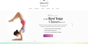 Yoga websites require a special design which would convey calmness of mind and soul. In this yoga WordPress theme CTA-buttons which look almost fairy thanks to their glossy gradient