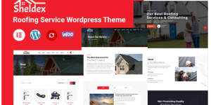 Discover Sheldex - Roofing Company Elementor WordPress Theme