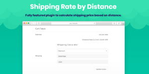 Shipping Rate by Distance allows you to easily charge customers for shipping based on the distance between your shipping location and theirs.