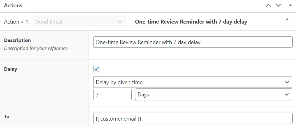 Send automated review reminders and take advantage of one of the best conversion boosters.