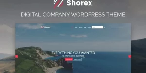 Boost your digital agency with the help of Shorex theme. You will be able to present provided services