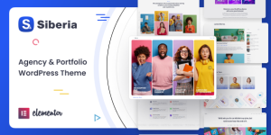 Showcase your creative talent with Siberia – Portfolio WordPress Theme. Seamlessly integrates with WordPress