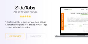 Boost user interaction and conversions with highly customizable and seamless side tabs and layered popups. Perfect for any WordPress site!