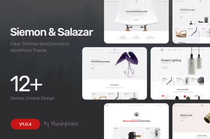 Siemon  Salazar is suitable for e-commerce websites. We have included multiple layouts for home page