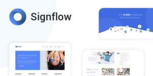 Discover the Signflow Ultra Modern Tech  Startup Theme—cutting-edge design