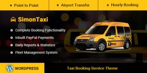 SimonTaxi is a Responsive WordPress theme for Taxi Booking