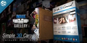 Elevate your website with the Simple 3D Carousel WordPress Plugin! Showcase images in a stunning 3D layout