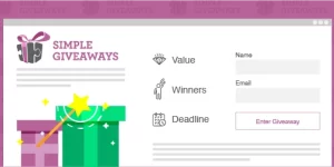 Simple Giveaways provides you with many features such as: Choosing the Start Date  Time Choosing the End Date  Time Choosing the Winner Announcement Date  Time Choosing Images which are also sortable Choosing a Logo of the sponsor or yourself Choosing images which will be shared on social…