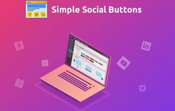 Simple Social Buttons Pro adds ( with lots of options like Sidebar