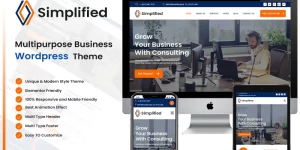 Simplified Multipurpose Business WordPress Theme