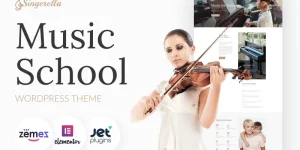 Check out the brand new Singerella music school WordPress theme