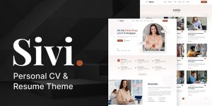 Sivi theme is the perfect solution for One Page CV/Resume WordPress Theme. With the help of this theme will provide the ultimate tool to showcase your professional skills