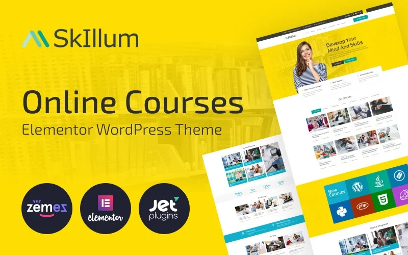 Inform your potential students about your educational programs in a stylish way using SkIllum theme. Engage more people to enroll in your online courses with a bright design of the theme. You will customize pages' layouts and represent the content in a stylish form thanks to the theme’s functionality. It…