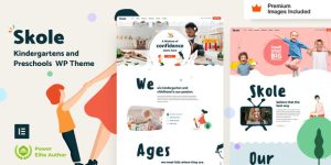 Discover Skole – the ultimate Preschool  Kindergarten WordPress Theme! Seamlessly built with Elementor