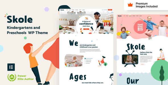 Discover Skole – the ultimate Preschool  Kindergarten WordPress Theme! Seamlessly built with Elementor