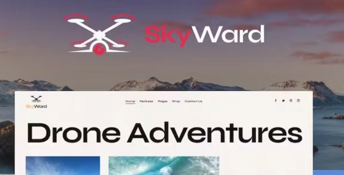 Elevate your aerial photography with Skyward – a stylish WordPress theme designed for drone videography. Featuring stunning layouts