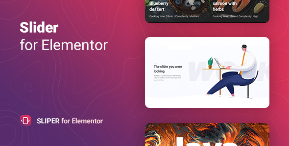 Powerful responsive slider Elementor widget for WordPress sites that can help implement all your creative ideas. Flexible settings and an intuitive interface will help you easily create beautiful slides without a single line of code. You can choose a custom image/text for or use WordPress posts and even Woocommerce products…