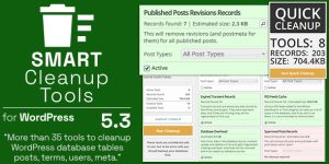 Optimize your WordPress site with Smart Cleanup Tools! This powerful plugin offers 37 database cleanup