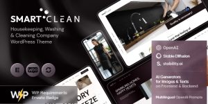 Boost your cleaning service business with SmartClean's sleek