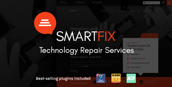 SmartFix - The Technology Repair Services WordPress Theme Hey there